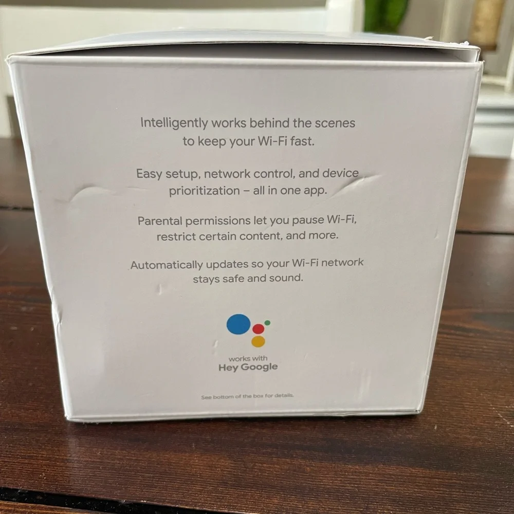 GOOGLE WIFI Mesh Router (AC1200) 1 pack GA02430-US #